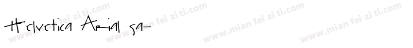 Helvetica Arial sa字体转换